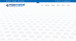 Desktop Screenshot of maxmetal.ro
